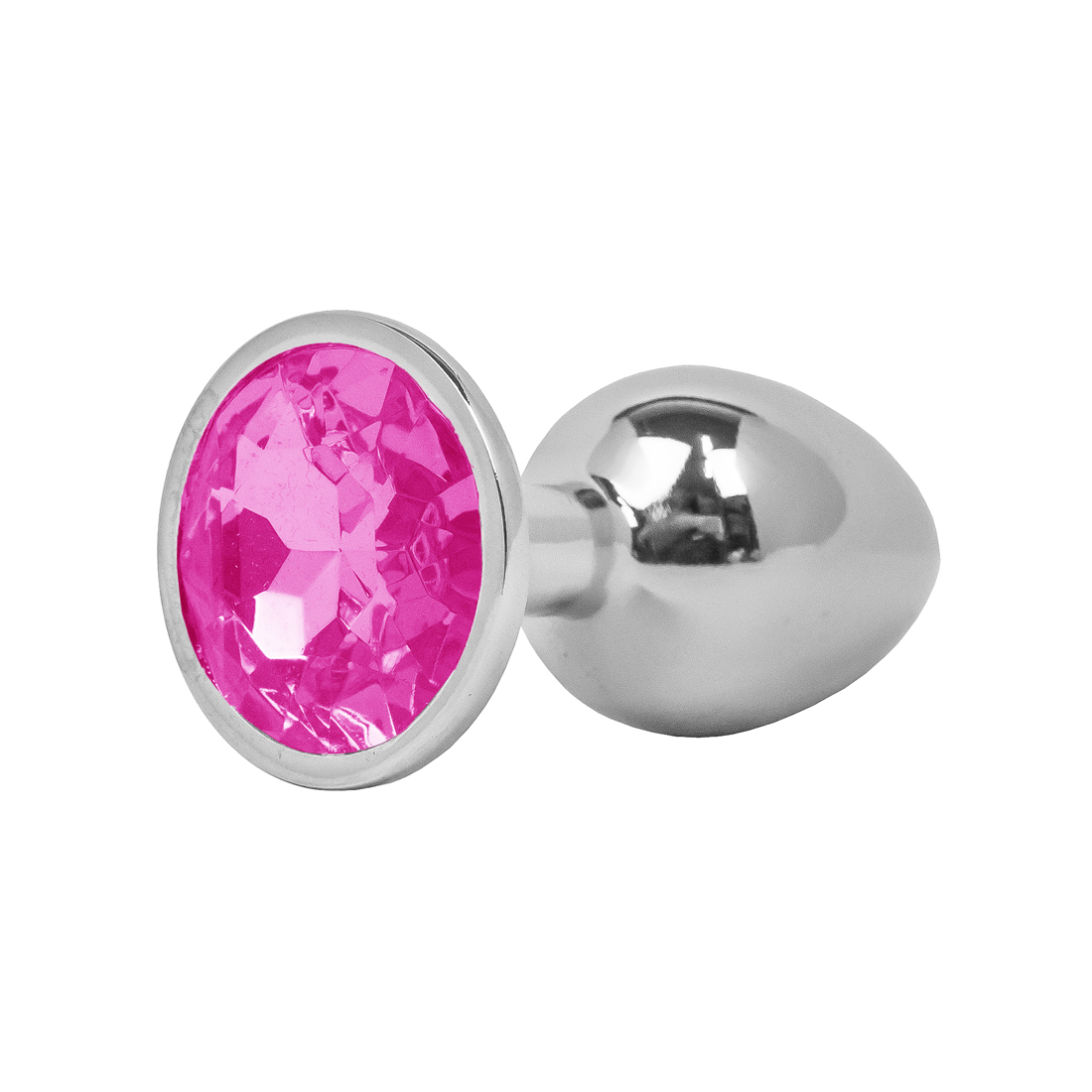 Plug Anal de Luxo em Alumínio Tamanho G Cor Pink Diversos Hot