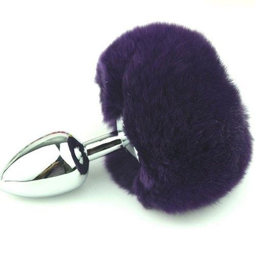 Plug Anal em Ao Pompom de Coelho - Cor Roxo - Tamanho P -7,5x2,8 cm - Diversos - Hot Sul Distribuidora Plug Anal em Ao Pompom de Coelho - Cor Roxo - Tamanho P -7,5x2,8 cm - Diversos - Hot Sul Distribuidora