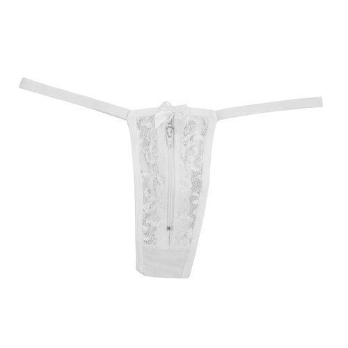 6013B - Tanga Ziper - Branco