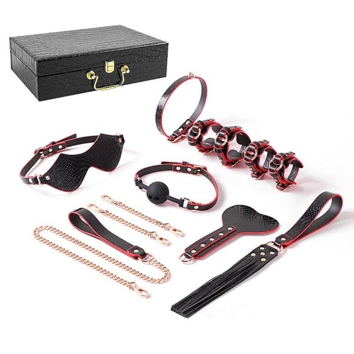 8434 - Kit Maleta Sado de Luxo com 8 Itens