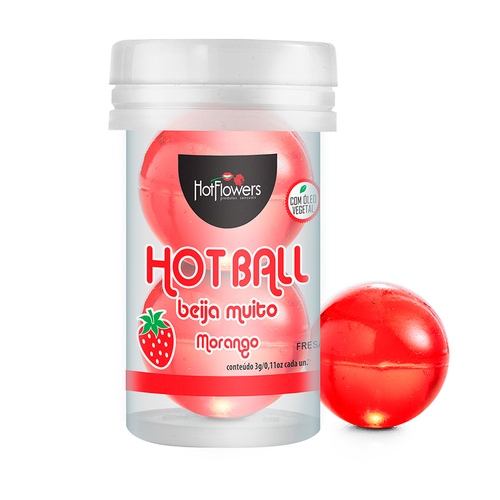 HC583 - Hot Ball Beija Muito Morango