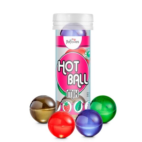 HC621 - Hot Ball Beija Muito Mix com 4 unidades