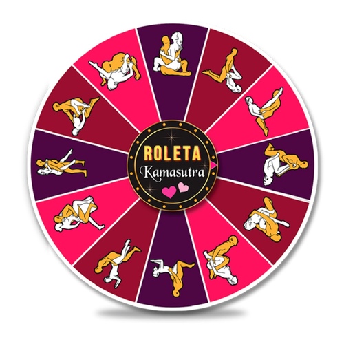 RK1100 - Roleta Kama Sutra - Jogo de Posições para Casais