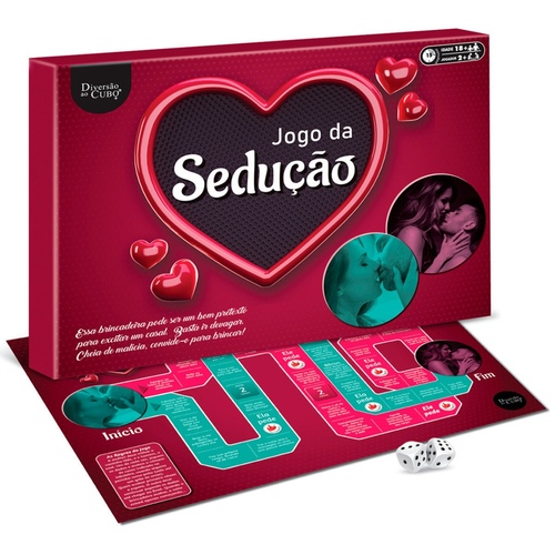 TS1100 - Jogo da Sedução - Tabuleiro de Desafios para Casais