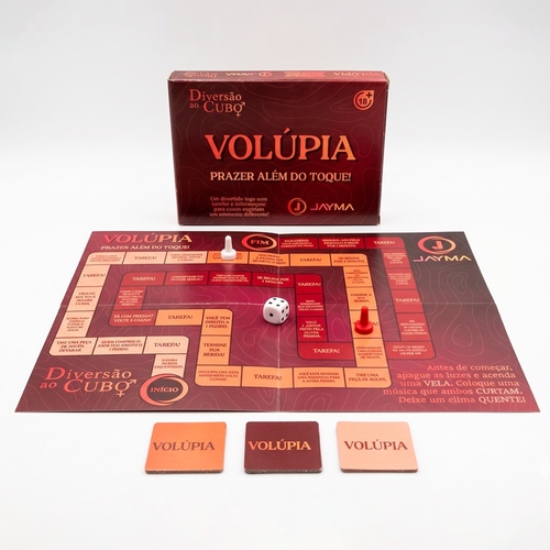 TV1100 - Volúpia - Jogo de Tabuleiro e Cartas para Casais