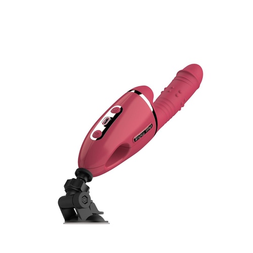 VB221 - Máquina do Sexo Recarregável com Vai e Vem, Vibração e Estimulador Clitoriano